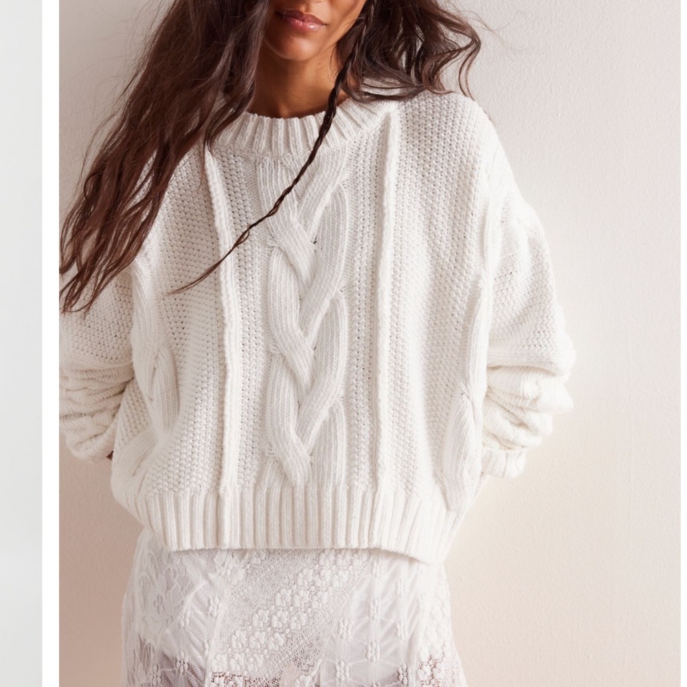 NWT Free People sz medium In a Daze pullover sweater - Picture 2 of 7